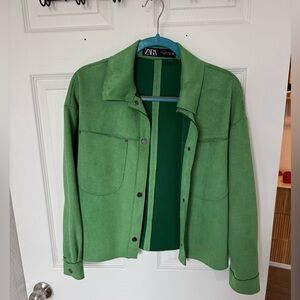 Green Suede Jacket